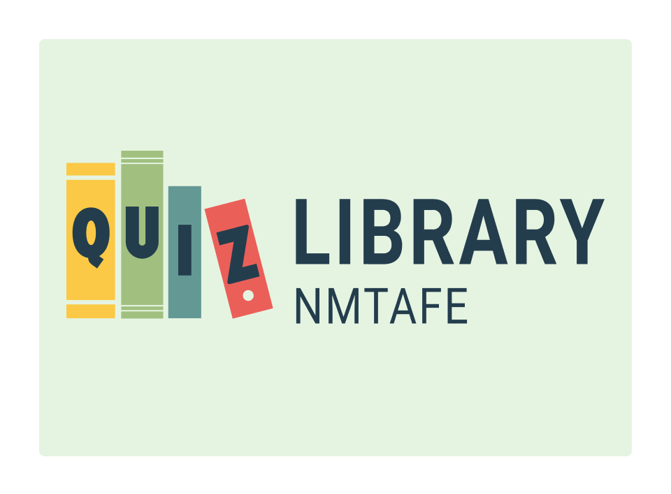 Library Quiz logo.